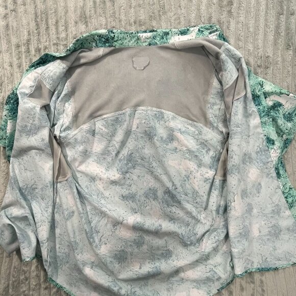 Reel Legends Mariner II Shirt Mens L Button Up Vented‎ Wicking Fishing Pocket - Picture 8 of 10